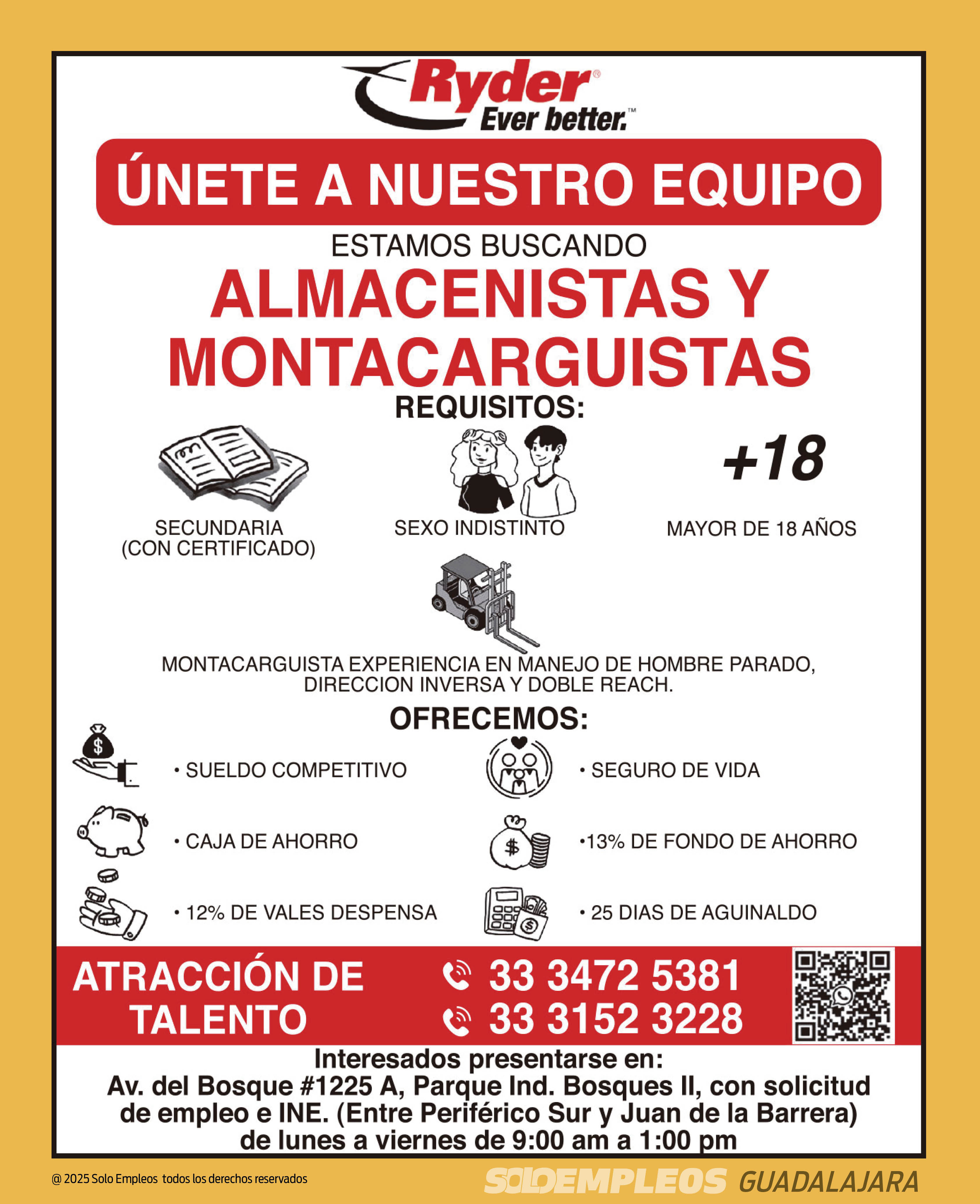 Vacante en Guadalajara publicada el 2026-05-15