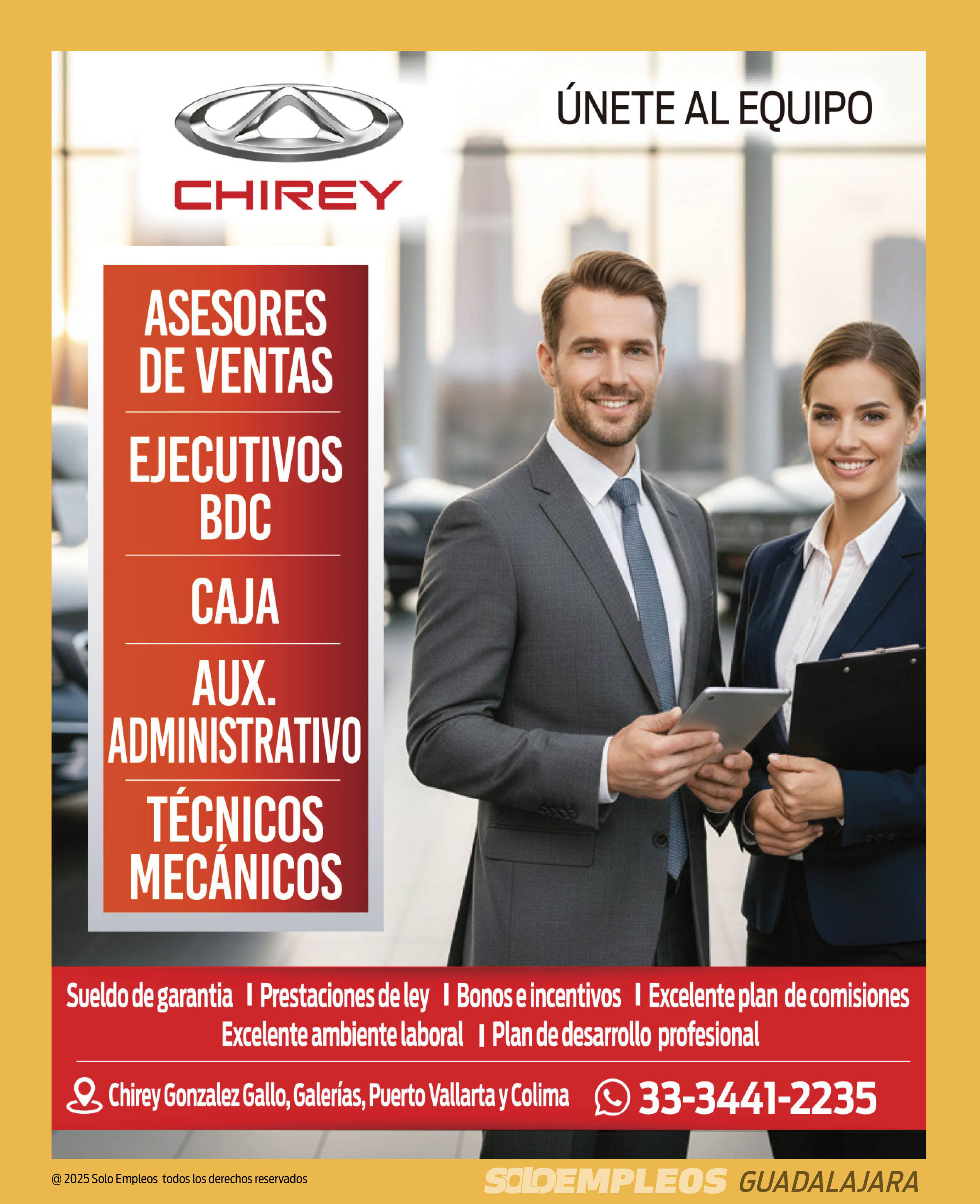 Vacante en Guadalajara publicada el 2026-05-15