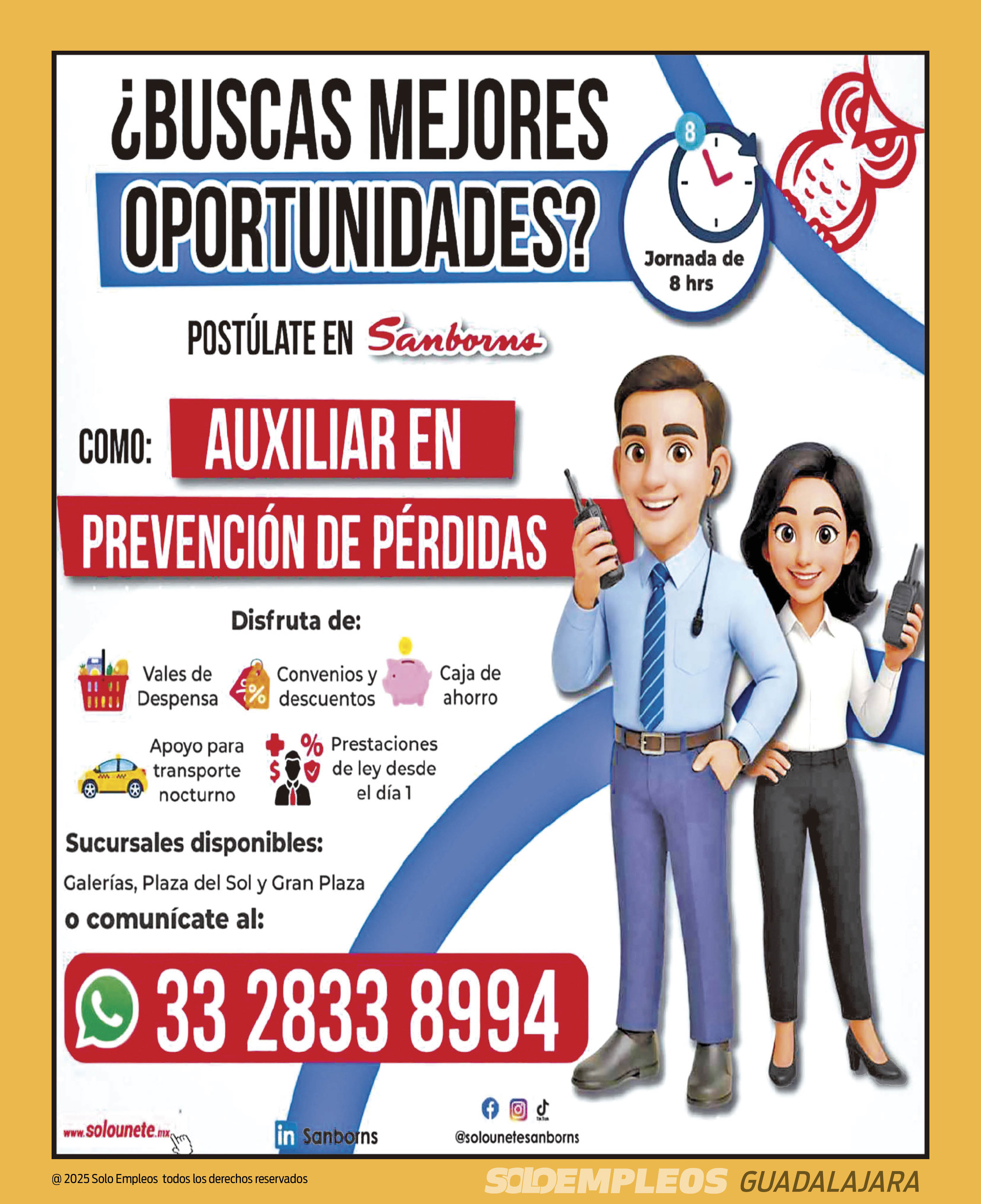 Vacante en Guadalajara publicada el 2026-05-15