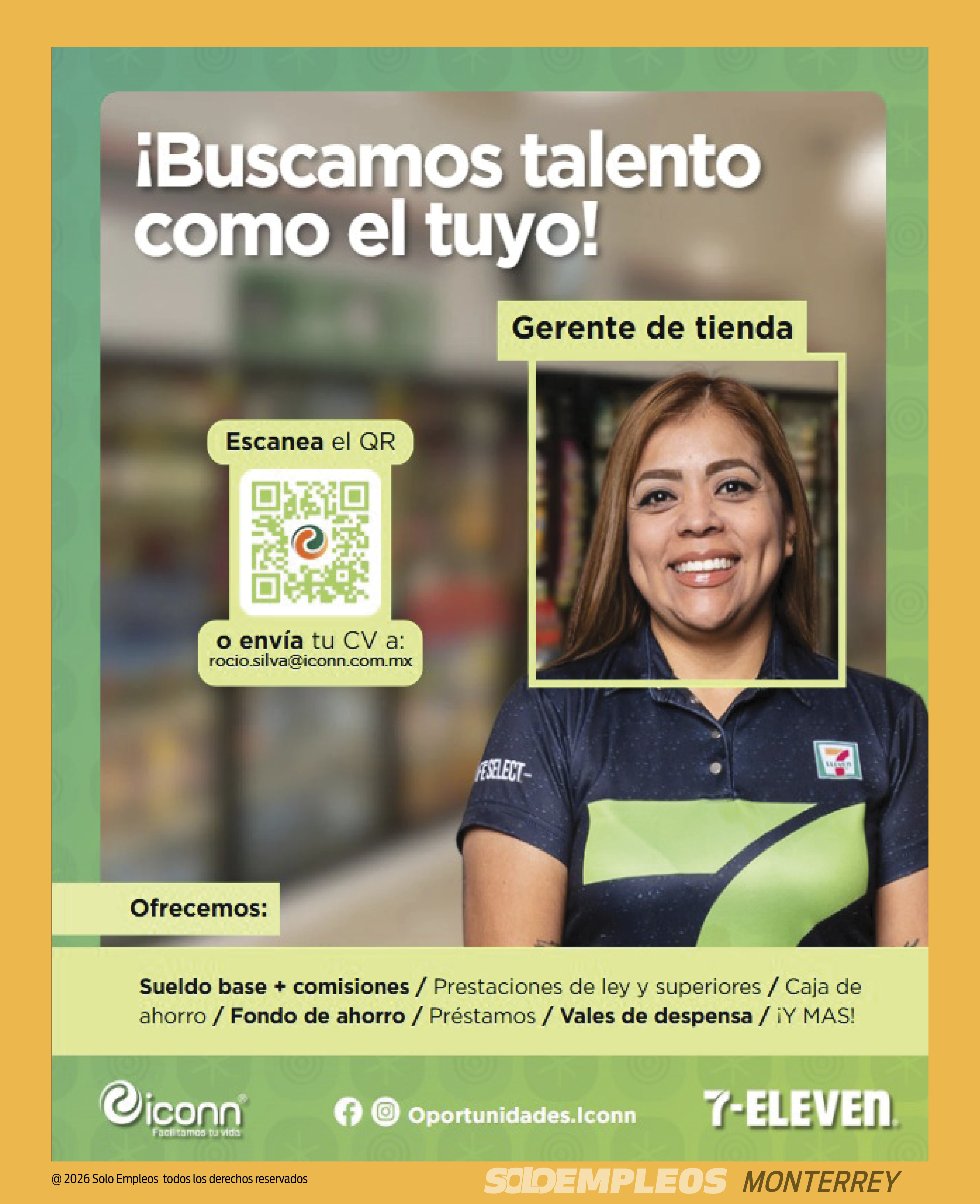 Vacante en Monterrey publicada el 2026-05-15