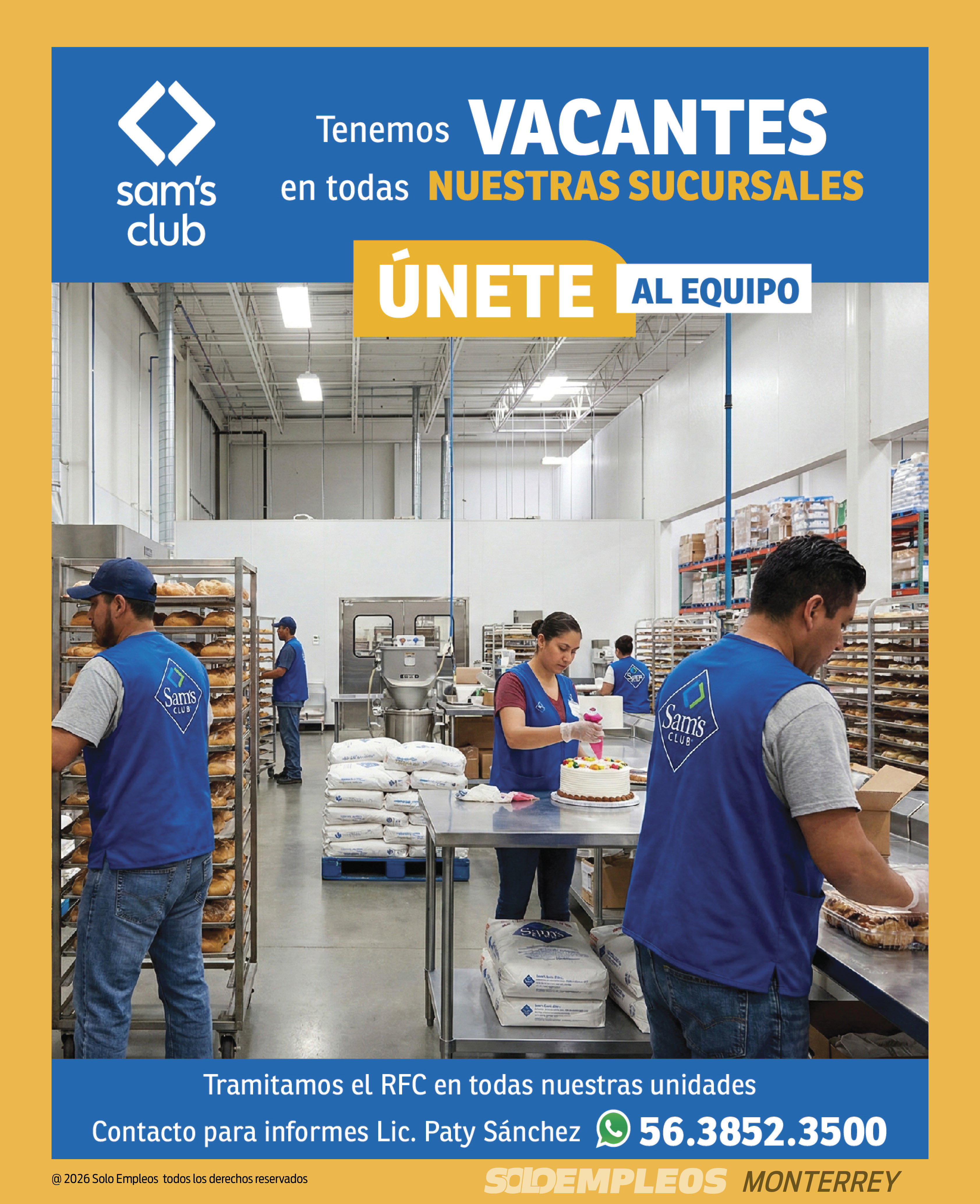 Vacante en Monterrey publicada el 2026-05-15