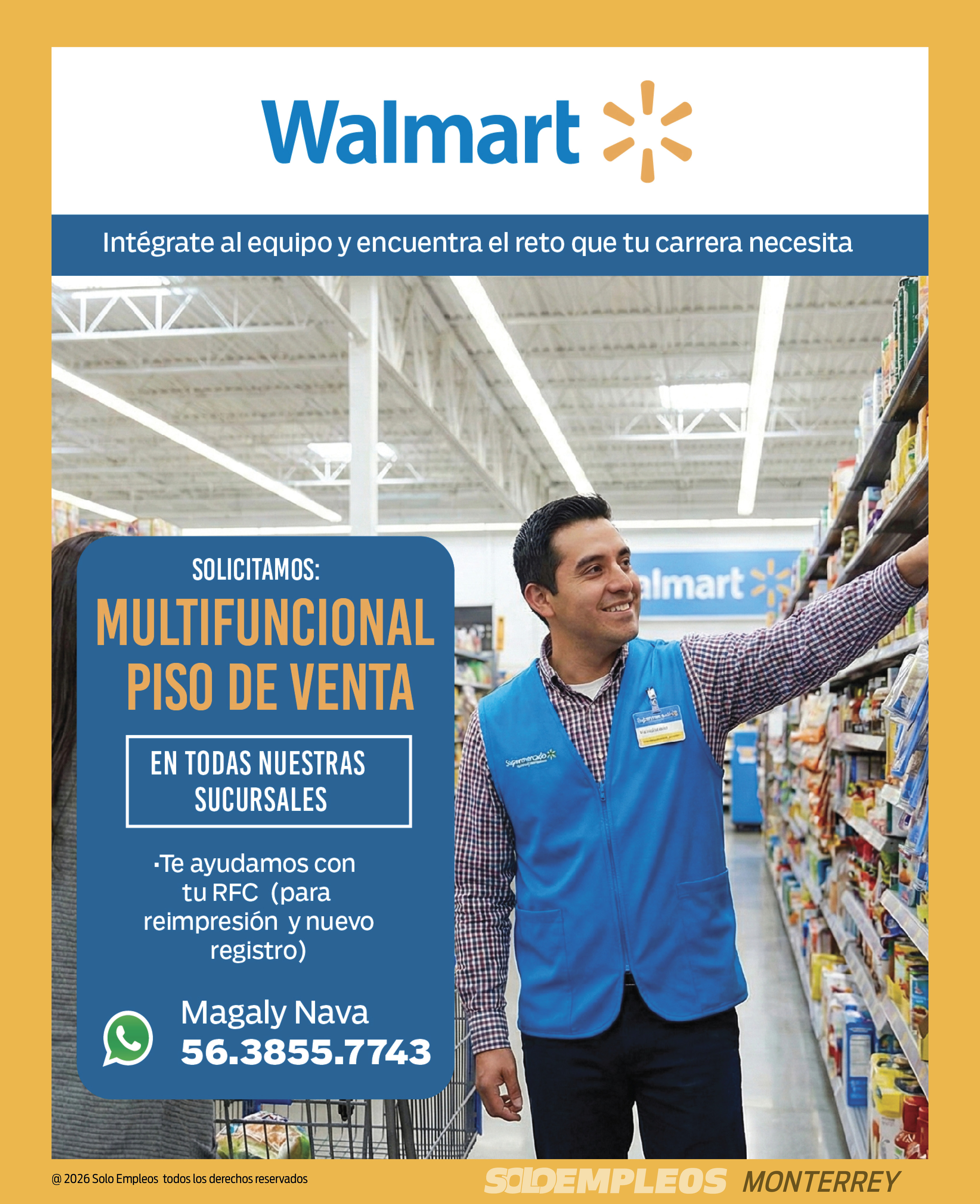 Vacante en Monterrey publicada el 2026-05-15